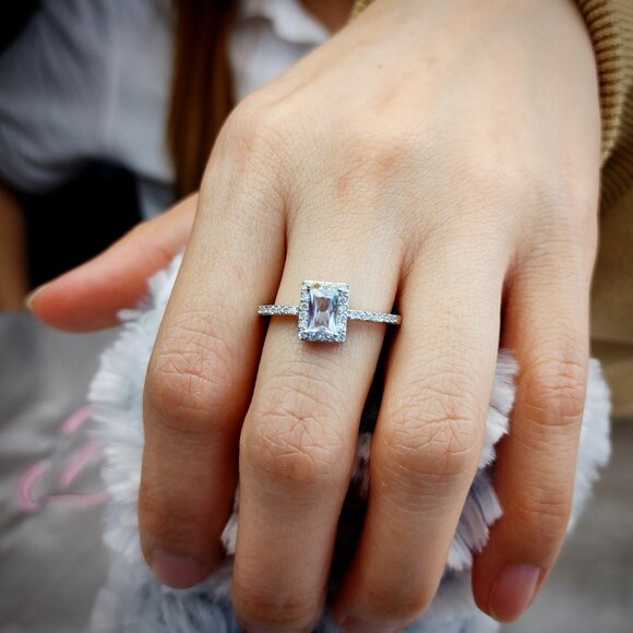 Rectangle of Love Ring - Picture 3 of 4